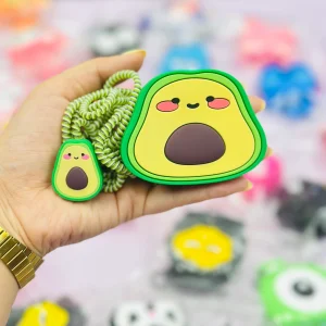 محافظ شارژر 4 تکه طرح آوکادو Avocado