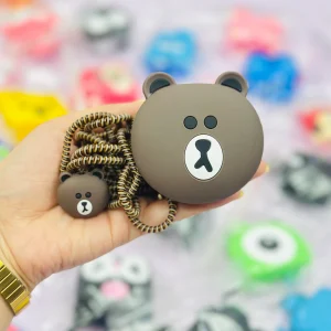 محافظ شارژر 4 تکه تدی کیوت Teddy Cute