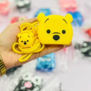 محافظ شارژر 4 تکه طرح پو کیوت Cute Pooh