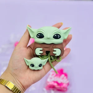 محافظ شارژر 4 تکه طرح بیبی یودا Baby Yoda