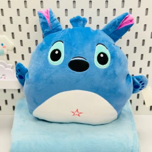 پتو بالشتی فانتزی عروسکی کیوت آبی Cute