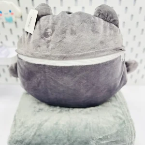 پتو بالشتی گربه طوسی Gray
