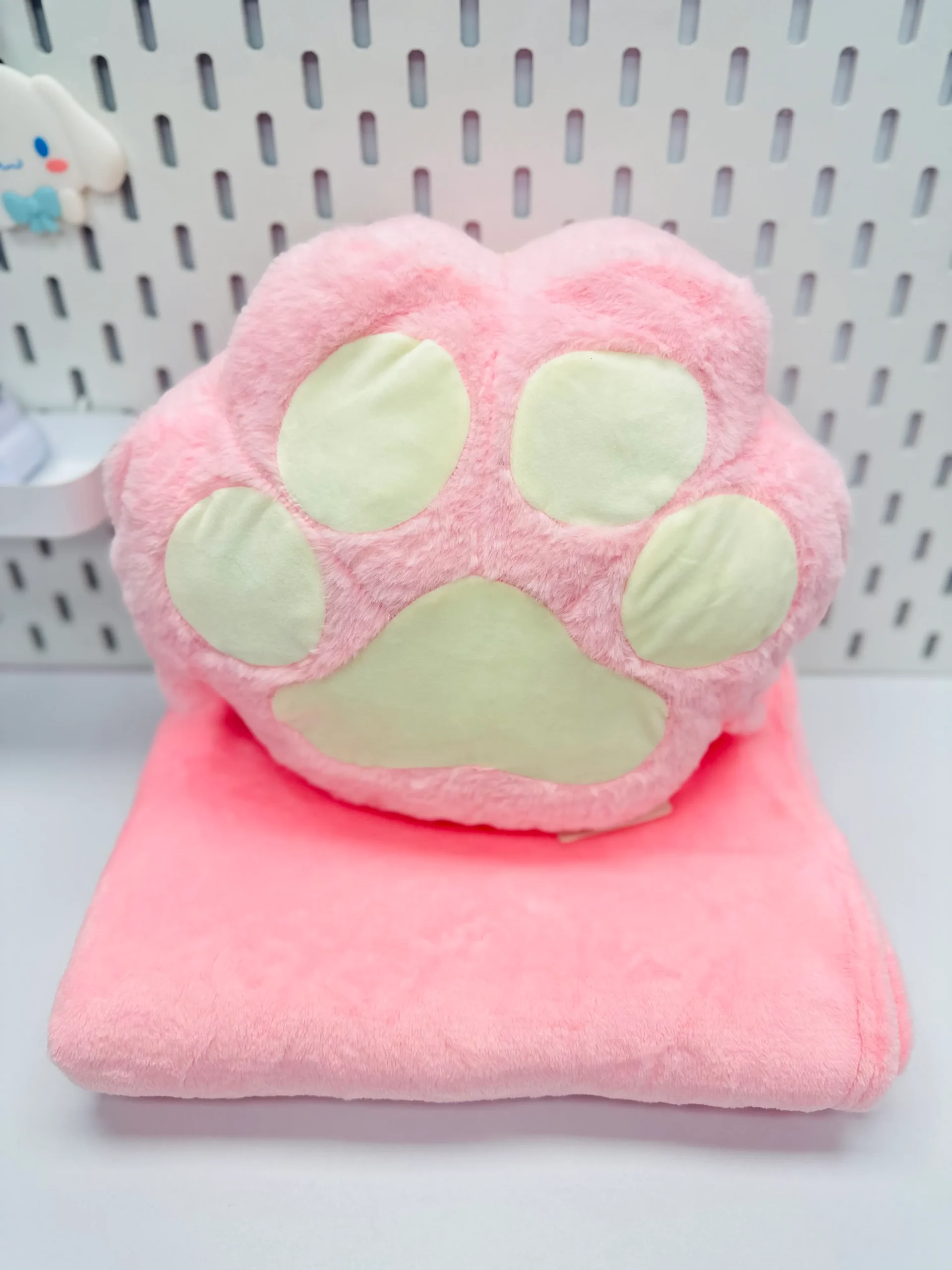 پتو بالشتی پنچه گربه صورتی Pink