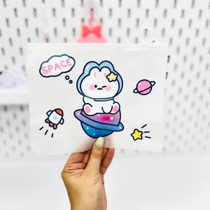 پوشه سایز A5 خرگوش فضانورد کد 246