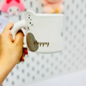 ماگ دفرمه گربه کیوت کد 390