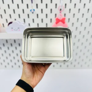 ظرف غذای دو طبقه استیل سینمارول کد 350