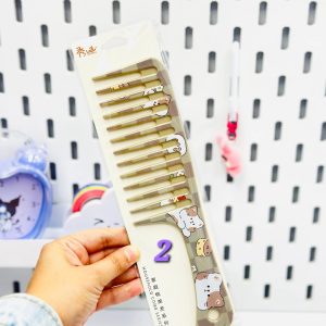 شانه فانتزی دندانه درشت کد 616