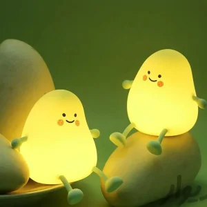 چراغ خواب سیلیکونی آووکادو کد 664
