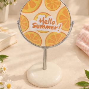 آینه رومیزی طرح هلو سامر Summer کد 770